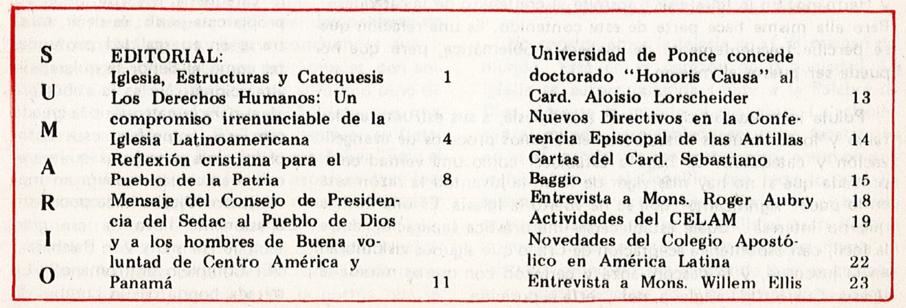 Tabla de Contenido