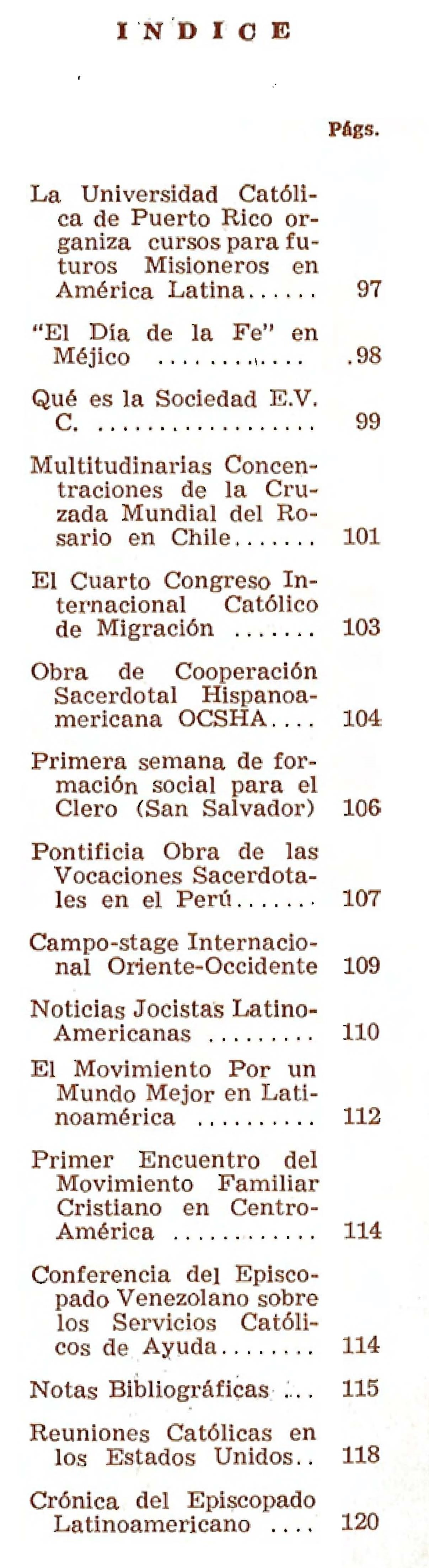 Tabla de Contenido