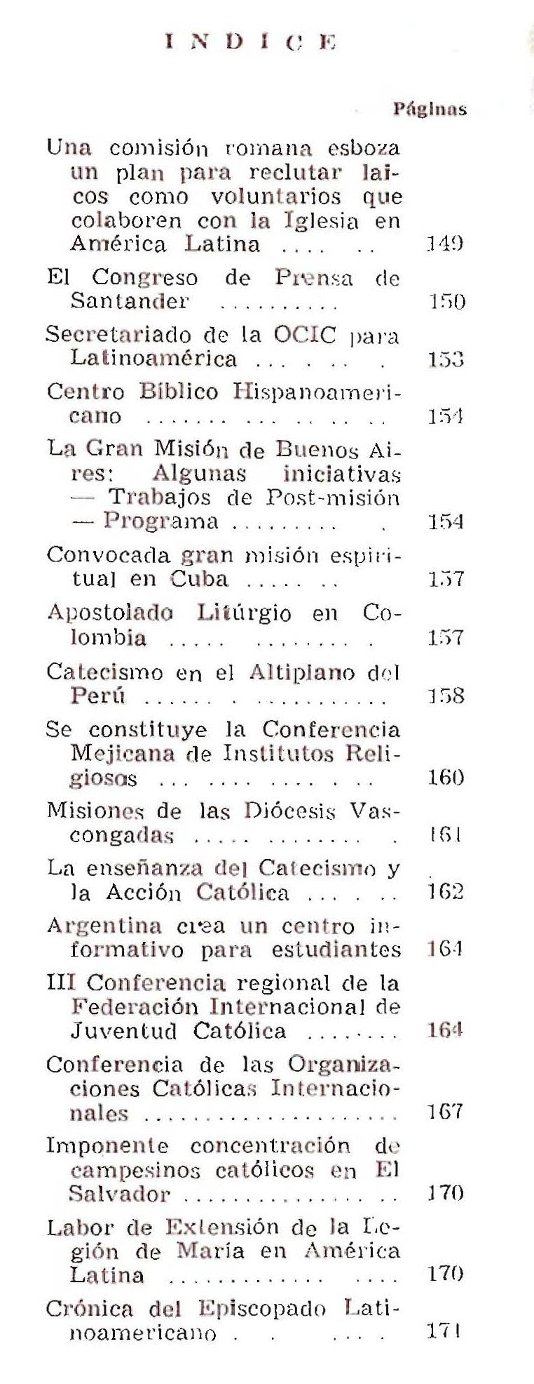 Tabla de Contenido