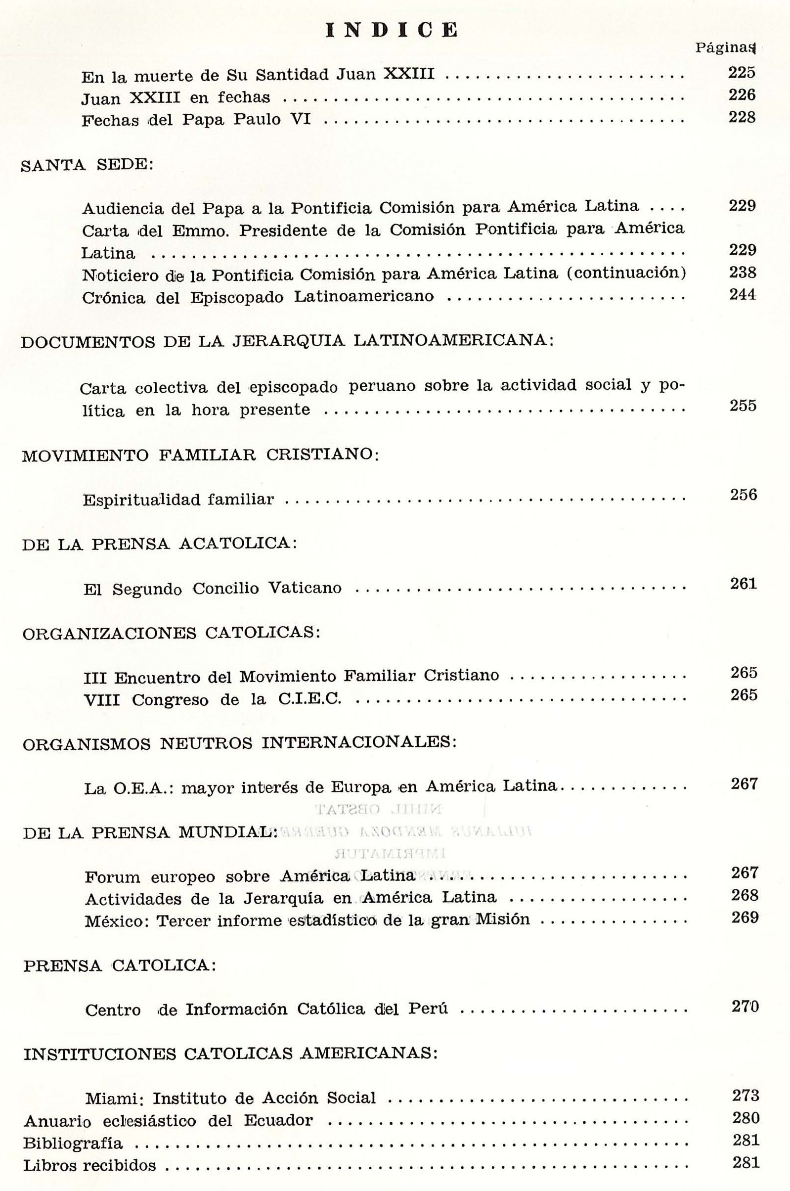 Tabla de Contenido