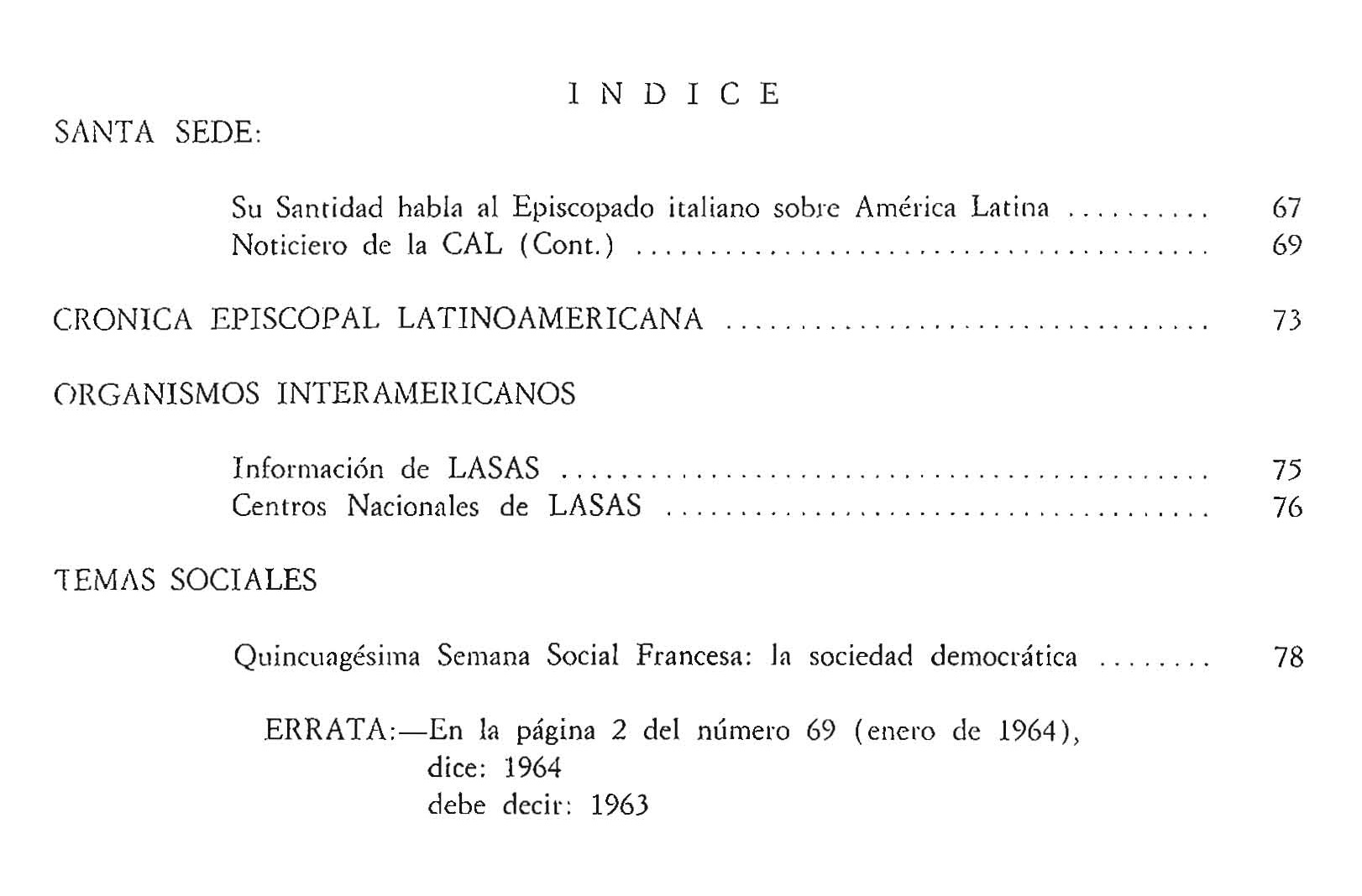 Tabla de Contenido